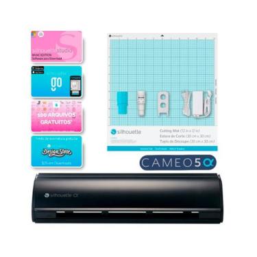 Imagem de Silhouette Cameo 5 Alpha Preto Máquina De Recorte Avançada