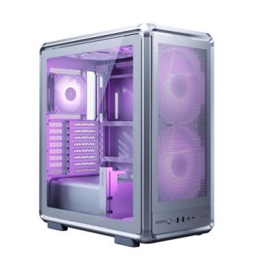 Imagem de Gabinete Cooler Master Masterframe 500 Mesh-argb Silver  Mf500m-shnn-s
