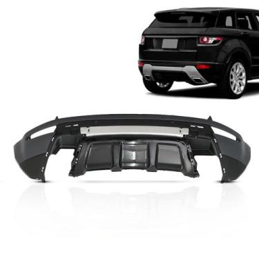 Imagem de Parachoque Traseiro Evoque Dynamic 2012 2013 2014 2015 Com Duas Saidas