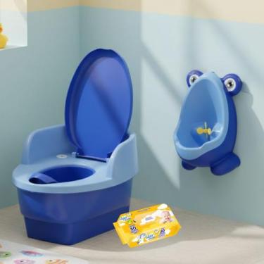 Imagem de Kit Desfralde Troninho Infantil Musical 3 em 1 Love Redutor Mictório S