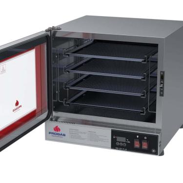 Imagem de Kit Forno Turbo Elétrico Progás Plus Digital 220V Com Mesa PRP-004 E 4 Bandejas Imeca