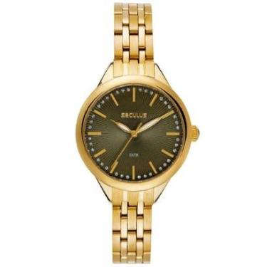 Imagem de Relógio Seculus 44349LPSVDS2 Feminino 34mm Aço Inox-Feminino