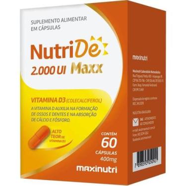 Imagem de Vitamina d3 2000 ui nutride  60 cápsulas  imunidade, ossos e saúde mus
