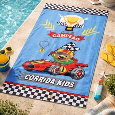 Imagem de Toalha De Piscina Banho Infantil P/ Menino Aventura Radical - Lepper, 