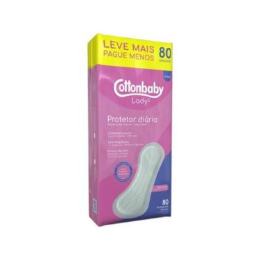 Imagem de Absorvente Cottonbaby Lady Protetor Diário c/80 Unidades