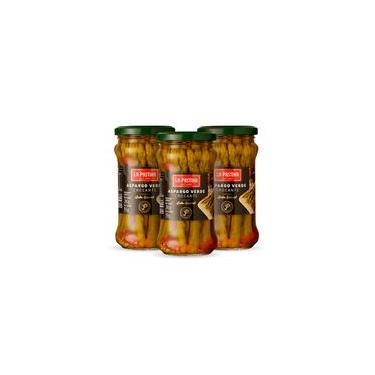 Imagem de Kit 3 Aspargo Verde Crocante 280G La Pastina