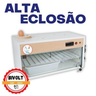 Imagem de Chocadeira ALTA ECLOSÃO Automática Bivolt PID com 2 ventiladores 60 ov