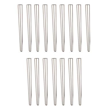 Imagem de Kit 16 Pés de Metal Hairpin Legs Gran Belo G41 para Mesa Aparador e Rack 90cm Bronze
