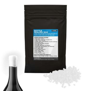 Imagem de Cera de Sellado para Botellas Carmel en Perlas Blanca 454g