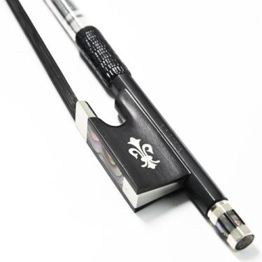 Imagem de Arco de Violino VINGOBOW 4/4 Fibra de Carbono Cerdas Pretas