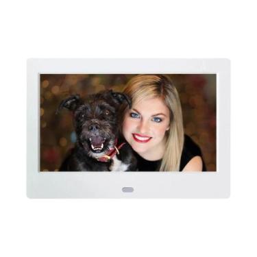 Imagem de Porta-Retrato Digital LED HD De 7 Polegadas 800x480 Com Álbum Intelige