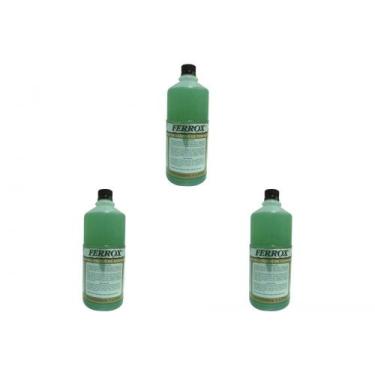 Imagem de Kit C/3 - Removedor De Ferrugem Ferrox (B) 1 L Fe85