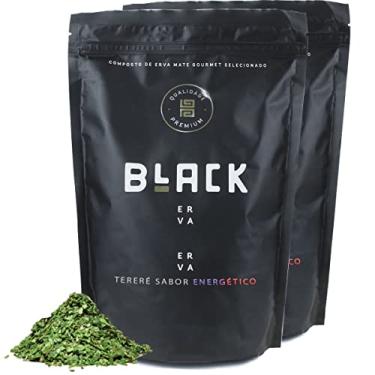 Imagem de 1KG ERVA MATE PARA TERERÉ BLACK ERVA 2 PACOTES ESCOLHA O SABOR (Energético)