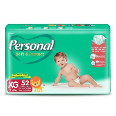 Imagem de Fralda Personal Soft e Protect Hiper XG 52 Unidades