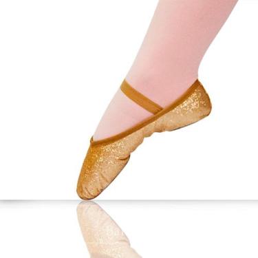 Imagem de Sapatilha Com Glitter Ballet Meia Ponta Balé Ballare