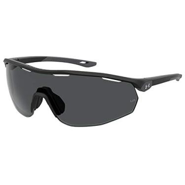 Imagem de Under Armour Mens Under Armour Male Style Ua 0003/G/S Sunglasses, Matte Black/Grey, 99mm 1mm US