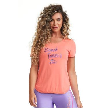 Imagem de Camiseta Feminina CajuBrasil Intense Rosa Coral