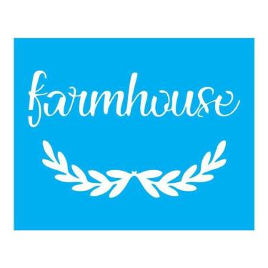 Imagem de Stencil Tamako Farmhouse - 20X25Cm - Ref B331