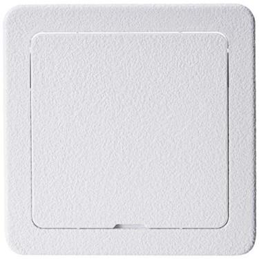 Imagem de Wallo 10,16 x 10,16 cm, menor porta de acesso de plástico, painel de acesso articulado para paredes e tetos de drywall. Perfeito para fornecer área de serviço para aplicações de encanamento/fiação e painéis de acesso elétrico