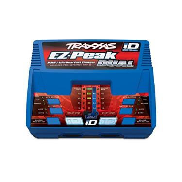 Imagem de Traxxas Carregador duplo EZ-Peak Plus 100 Watt NIMH/Lipo com sistema de identificação