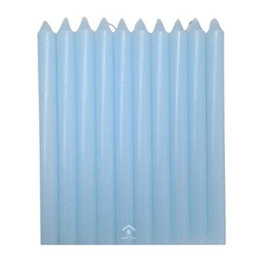 Imagem de Vela Palito Tradicional AZUL CLARA Pct com 10 unidades
