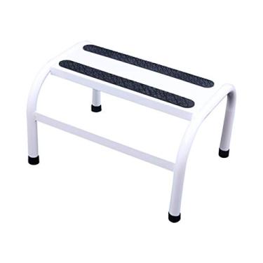 Imagem de Escada Escadinha Para Maca 1 Degrau Super Resistente Branca