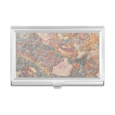 Imagem de Porta-cartões enferrujados com textura de ferro áspero e ferrugem