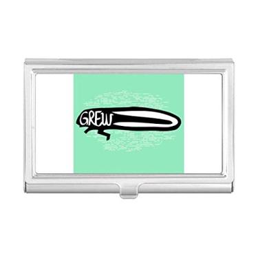 Imagem de Porta-cartão de visita natural com desenho de inseto preto