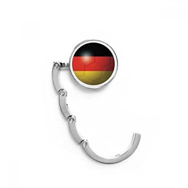 Imagem de Gancho de mesa de futebol americano com bandeira da Alemanha e fecho decorativo dobrável