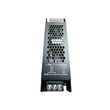Imagem de Fonte Chaveada Ultrafina Slim 24V 8,3A 200W P/fita Led Cftv