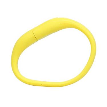 Imagem de Pulseiras amarelas de 32 GB USB Flash Drive USB Memory Stick Pen Drive Pen Drive USB Flash Disk U Pen Drive