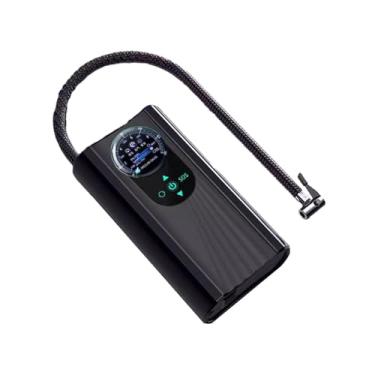 Imagem de Inflador de pneus, bomba de ar automática, multiuso, display digital LCD, mini bomba de ar, compressor de ar elétrico para bicicleta de basquete, Carro elétrico