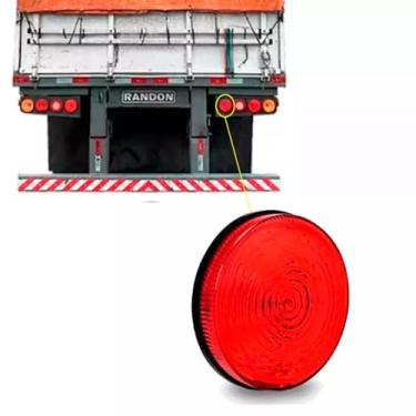 Imagem de LANTERNA TRASEIRA CARRETAS RANDON 2004 SEM SOQUETE VERMELHA