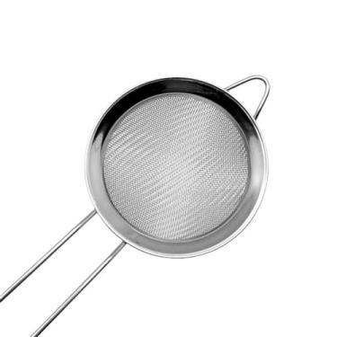 Imagem de Peneira Pequena 8cm em Aço Inox Profissional para Cozinha Confeitaria Suco
