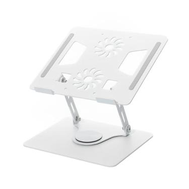 Imagem de Suporte Para Notebook e Tablet de Mesa Articulado Ajustável Com Rotação 360 Graus em Alumínio Resistente Suporte Multifuncional Com Design Ergonômico para Notebook, Tablet e Outros Objetos