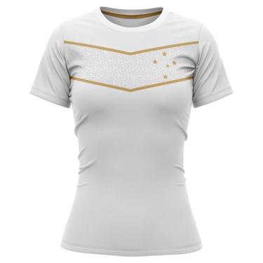 Imagem de Camiseta Braziline Moss Cruzeiro Feminino - Branco