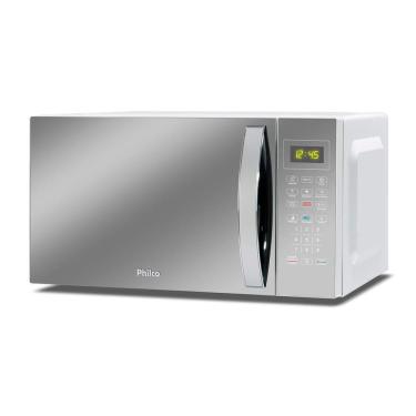 Imagem de Micro-ondas Philco PMO38E 1400W com Função Manter Aquecido e Tirar Odor – Branco Espelhado 