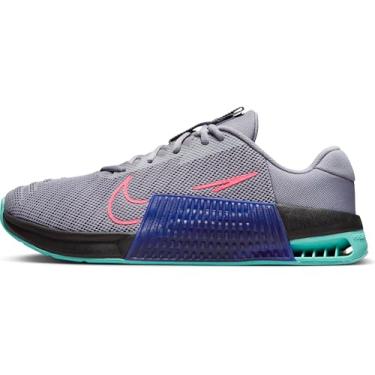 Imagem de Nike Metcon 9, tênis masculino, Cinza/Preto/Concord/Hot Punch, 42 BR
