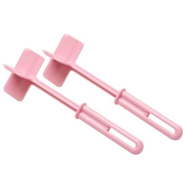 Imagem de Mind Reader Espátula picadora de carne, ferramenta de cozinha resistente ao calor para misturar, cortar, amassar, cortar carne moída, abacate, pacote com 2, nylon, rosa