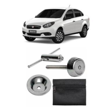 Imagem de Trava Antifurto Estepe Original Fiat Grand Siena 2012 a 2024 - MCGARD