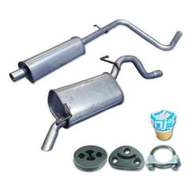 Imagem de Kit Escapamento Abafador + Silencioso Palio 1.0 8v 2005 2008 - ScapJá