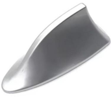Imagem de Antena De Teto Shark Tubarão Universal Funcional Esportivo - H2, Prata
