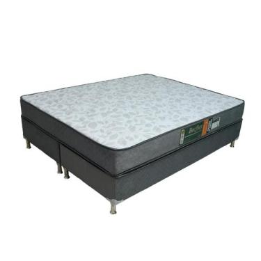 Imagem de Conjunto Cama Box e Colchão Queen Becflex Titan Diamond 1,58 x 1,98 x 