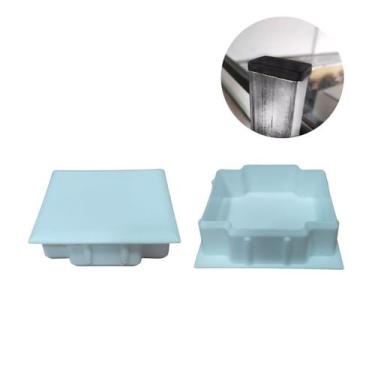 Imagem de Ponteira Tampa 50X50 para Tubo de Alumínio - Solução e Cia, Branco
