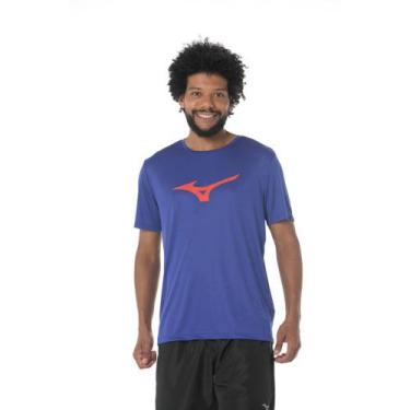 Imagem de Camiseta de Treino Masculina Mizuno Spark 2, Azul, G