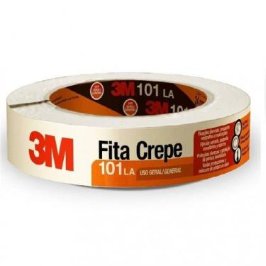 Imagem de Fita Crepe 18X50m 101LA 3m 1 Rolo - Crystal