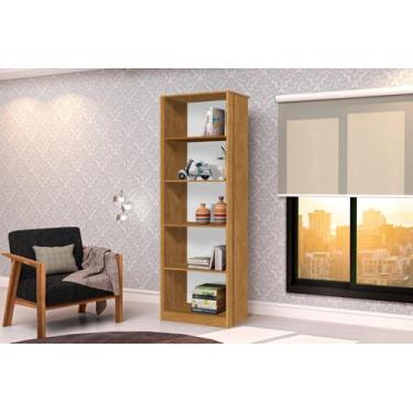 Imagem de Livreiro / Multiuso Off Para Escritório Com Prateleiras Cor Off White/