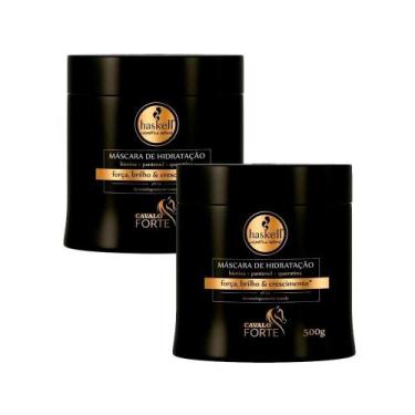 Imagem de Kit 2 Máscara Capilar Haskell Cavalo Forte 500g cada