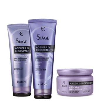 Imagem de Combo Eudora Siàge Acelera o Crescimento: Shampoo 250ml + Condicionado