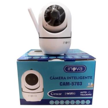 Imagem de Câmera Segurança Robô Baba Eletrônica Wifi Microfone Vídeo - Inova